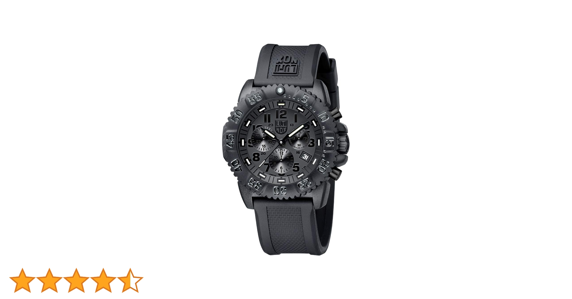 Amazon | Luminox クロノグラフ ブラック ネイビー シール メンズ